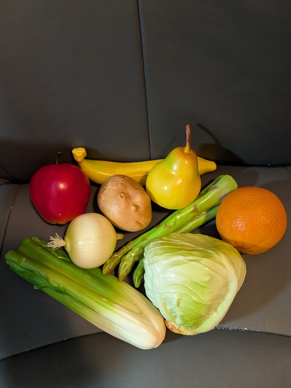 Assorted Realistic Play Food Set - Fruits & Vegetables